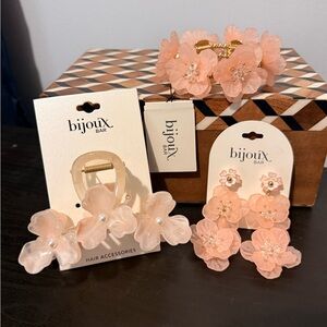 NEW Bijoux Bar Floral Accessories Set